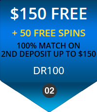 Diamond Reels Second Deposit Bonus - $150 + 50 Free Spins - Use Code DR100